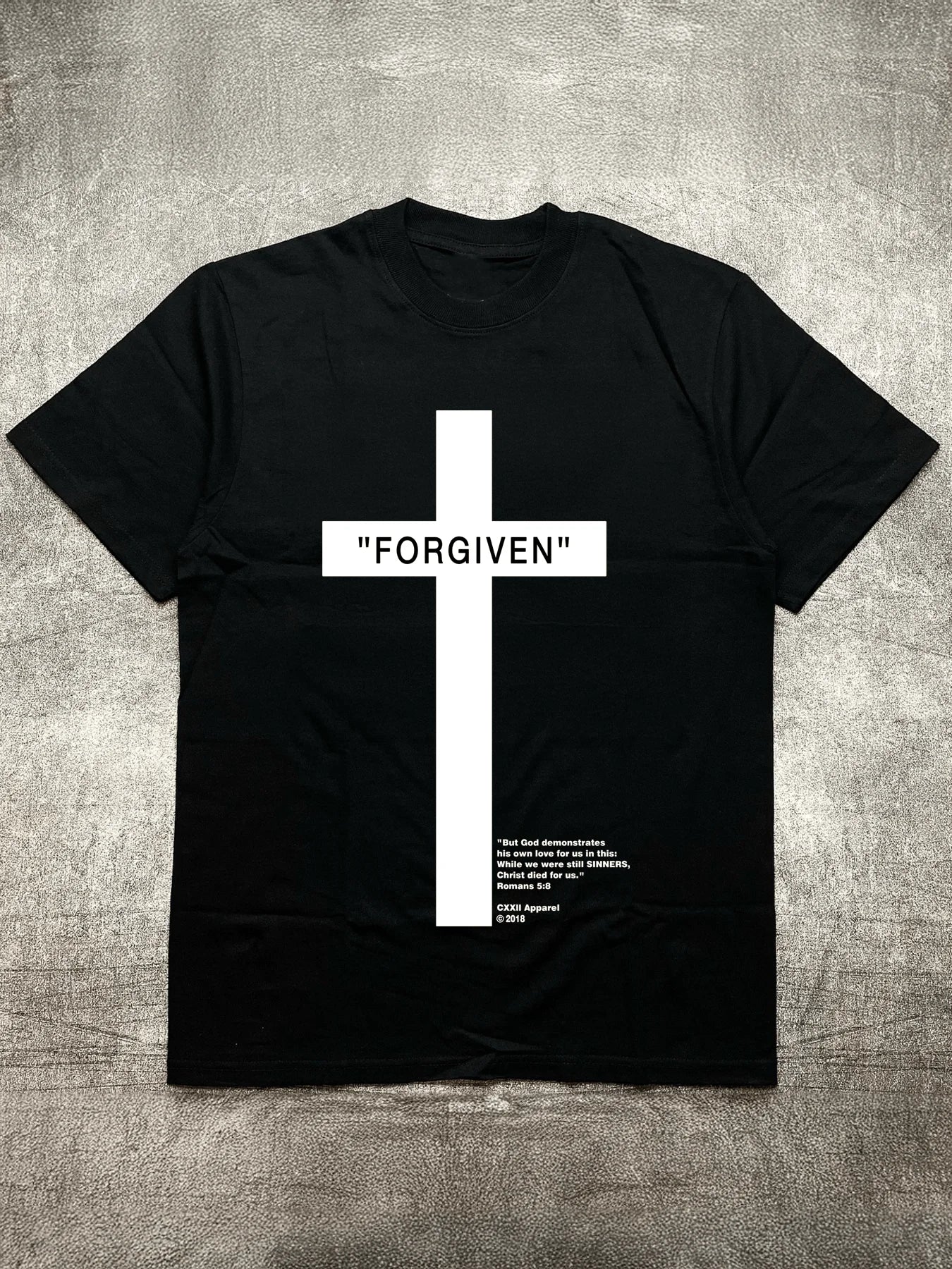 Forgiven Tee - Black Crew