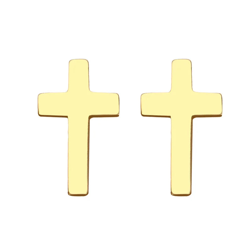 Cross Stud Earrings