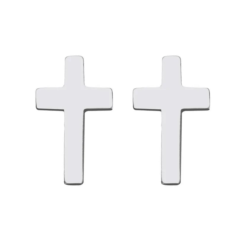 Cross Stud Earrings