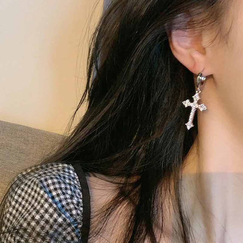 Y2K Cross Earrings