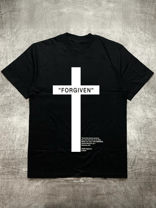 Forgiven Tee - Black Crew