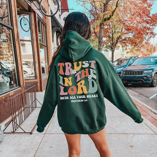 Trust Hoodie - Retro Style