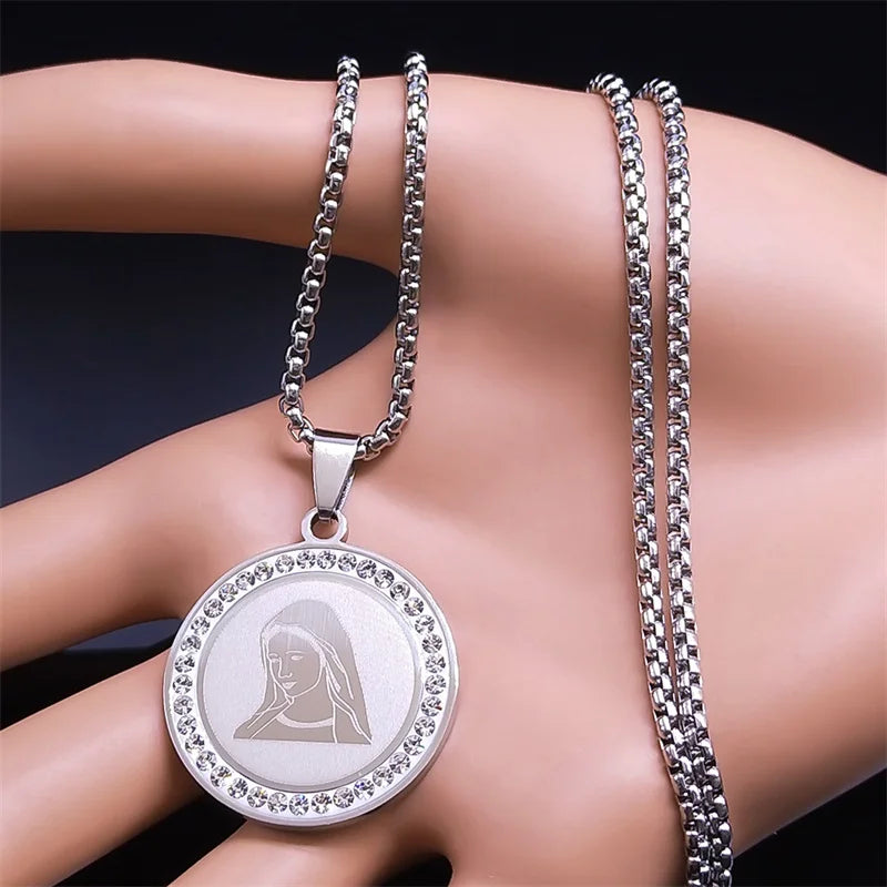 Virgin Mary Necklace