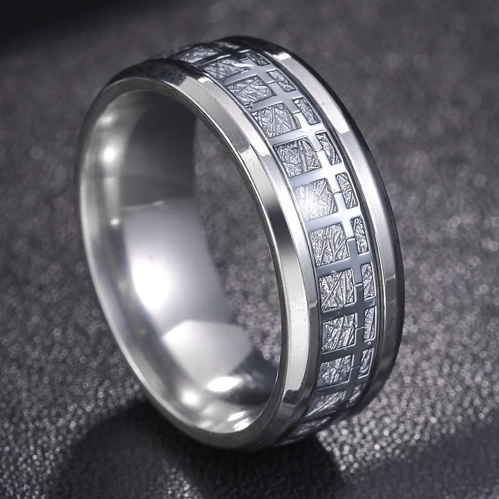 Stainless Cross Ring