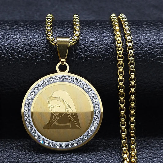 Virgin Mary Necklace