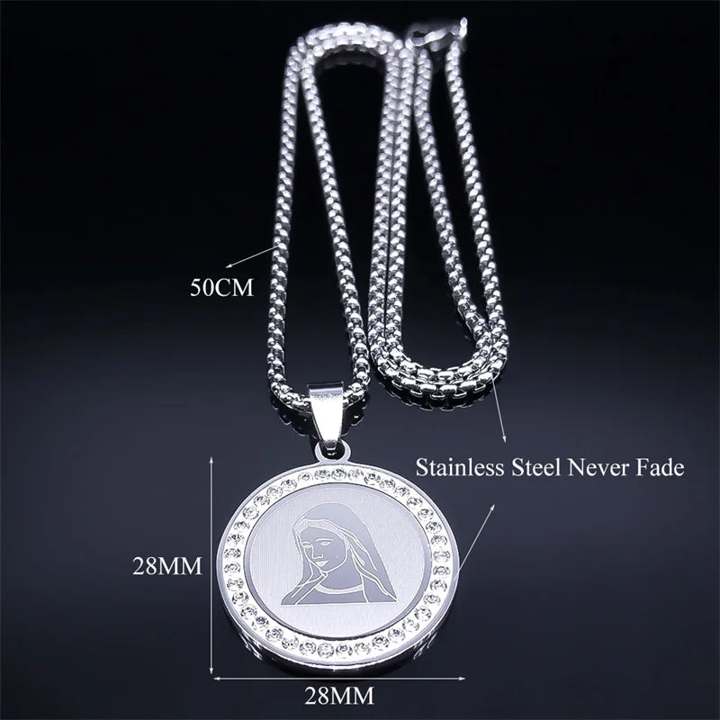 Virgin Mary Necklace