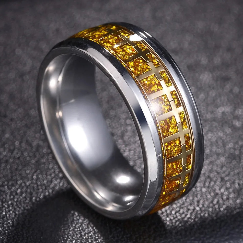 Stainless Cross Ring