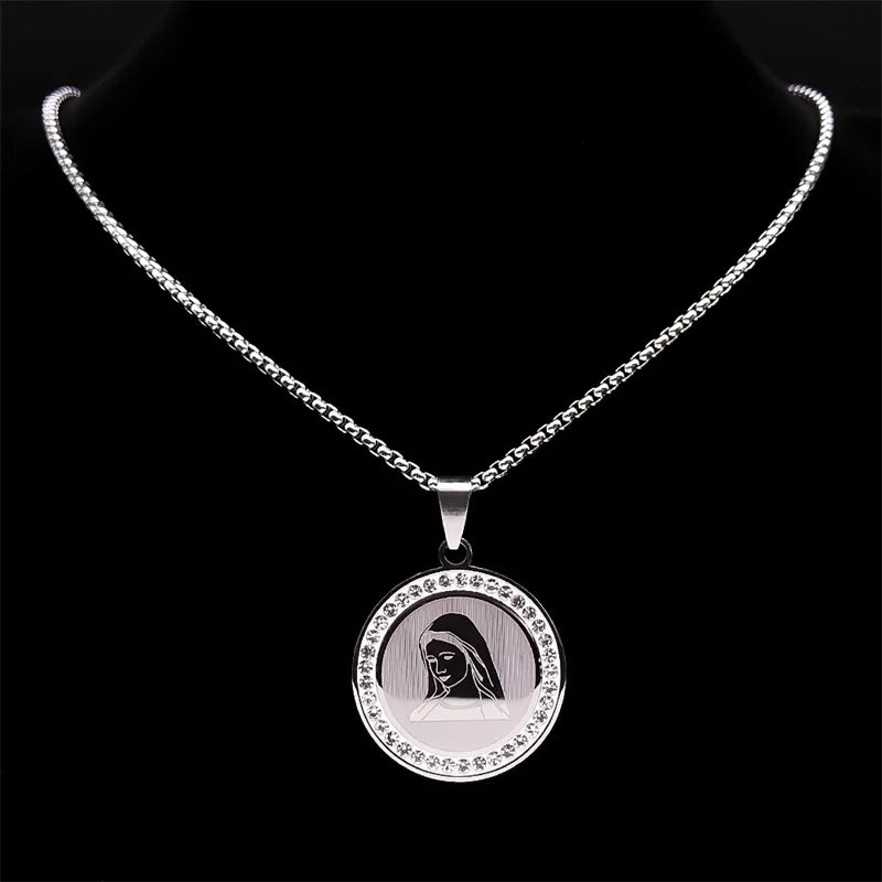 Virgin Mary Necklace