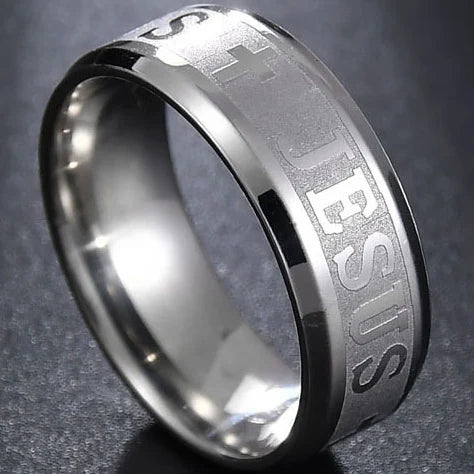 Stainless Cross Ring