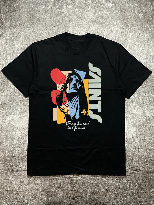 Faith Art Tee - Black Cotton