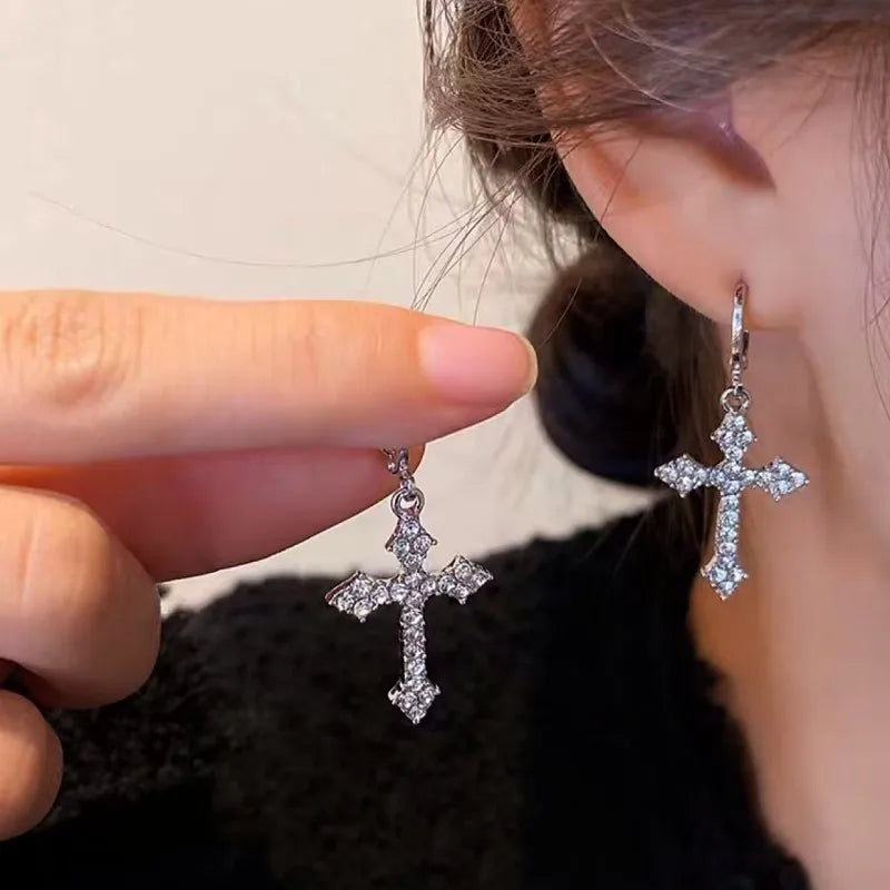 Y2K Cross Earrings