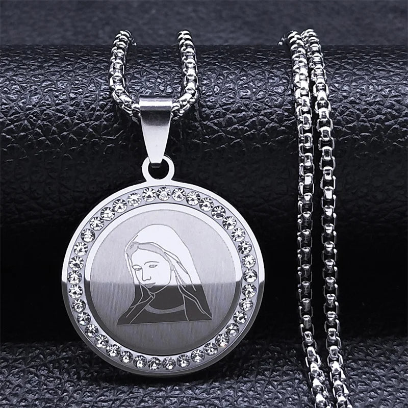 Virgin Mary Necklace